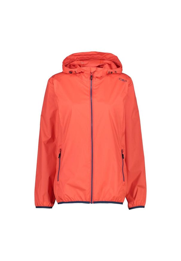 Kurtka damska przeciwdeszczowa CMP 32X5796. Typ kołnierza: kaptur. Kolor: pomarańczowy, wielokolorowy, żółty. Materiał: tkanina, softshell. Sport: turystyka piesza