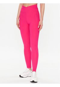 DKNY Sport Legginsy DP2P3052 Różowy Classic Fit. Kolor: różowy. Materiał: syntetyk. Styl: sportowy