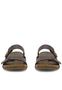 Rieker Klapki 21997-25 Brązowy. Kolor: brązowy. Materiał: skóra #4