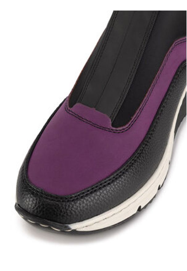 Rieker Botki N6352-30 Czarny. Kolor: czarny. Materiał: materiał