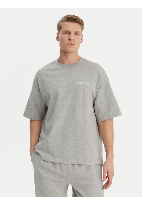 Calvin Klein Underwear T-Shirt S/S Crew Neck LV00NM2929 Szary Relaxed Fit. Kolor: szary. Materiał: bawełna