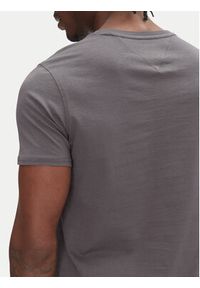 Tommy Jeans T-Shirt DM0DM04411 Szary Slim Fit. Kolor: szary. Materiał: bawełna