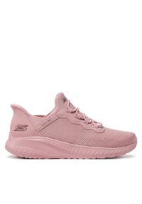 skechers - Skechers Sneakersy Bobs Squad Chaos 117500 Różowy. Kolor: różowy. Materiał: mesh, materiał