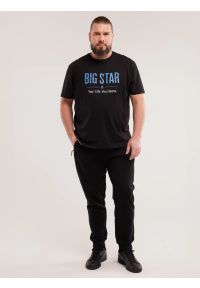 Big-Star - Spodnie męskie dresowe czarne Pylyp 906. Kolor: czarny. Materiał: dresówka #4