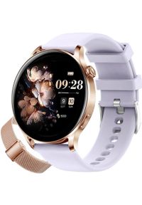 Zegarek Damski SMARTWATCH Rubicon RNCE81 rozmowy fiolet/roseold. Rodzaj zegarka: smartwatch