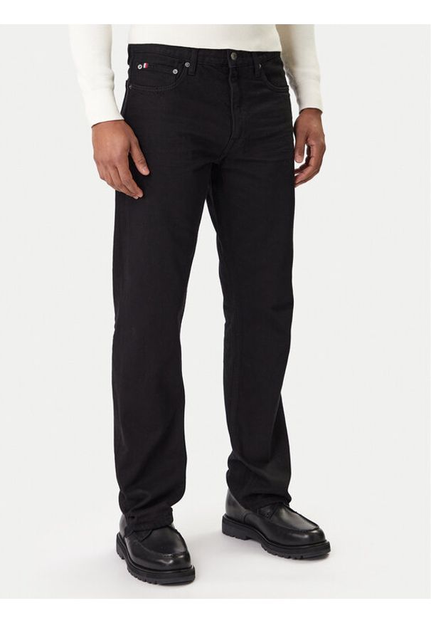 TOMMY HILFIGER - Tommy Hilfiger Jeansy Dover MW0MW42810 Czarny Straight Fit. Kolor: czarny