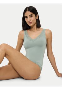 Triumph Top Feel Of Modal 10221637 Zielony Slim Fit. Kolor: zielony #5