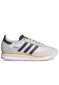 Adidas - Buty adidas Originals SL RS 72 IH4823 - białe. Okazja: na uczelnię. Zapięcie: pasek. Kolor: biały. Materiał: zamsz, nylon, guma. Szerokość cholewki: normalna. Wzór: aplikacja, paski. Sezon: lato