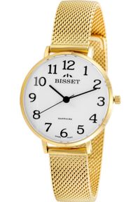 Zegarek Bisset Szwajcarski zegarek damski Bisset BSBF32 złoty bt. Kolor: złoty #1