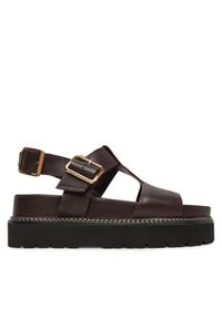 Sandały Clarks. Kolor: czerwony
