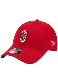 New Era - Czapka z daszkiem męska Core 9FORTY AC Milan Cap. Kolor: czerwony. Materiał: poliester #1