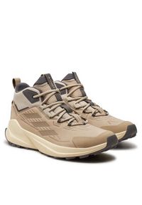 Adidas - adidas Trekkingi Terrex Trailmaker 2.0 Mid Leather Hiking IF6548 Beżowy. Kolor: beżowy. Materiał: skóra. Model: Adidas Terrex. Sport: turystyka piesza