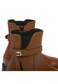 Furla Botki Legacy YF60FLG-BX1327-03B00-1-007-20-AL Brązowy. Kolor: brązowy. Materiał: skóra #3