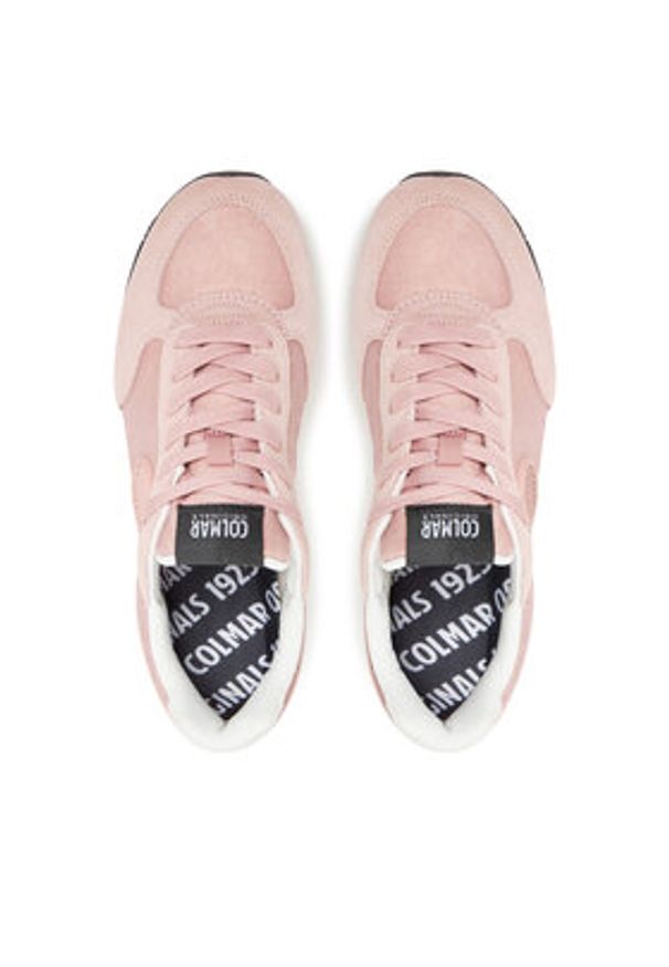 Colmar Sneakersy Travis SS25/234 Różowy. Kolor: różowy. Materiał: zamsz, skóra