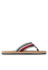 TOMMY HILFIGER - Tommy Hilfiger Japonki Cork Beach Sandal FM0FM04475 Kolorowy. Materiał: materiał. Wzór: kolorowy #5