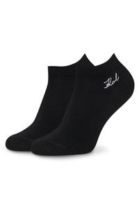 Karl Lagerfeld - KARL LAGERFELD Skarpety krótkie A4W47035 Czarny. Kolor: czarny. Materiał: bawełna #3