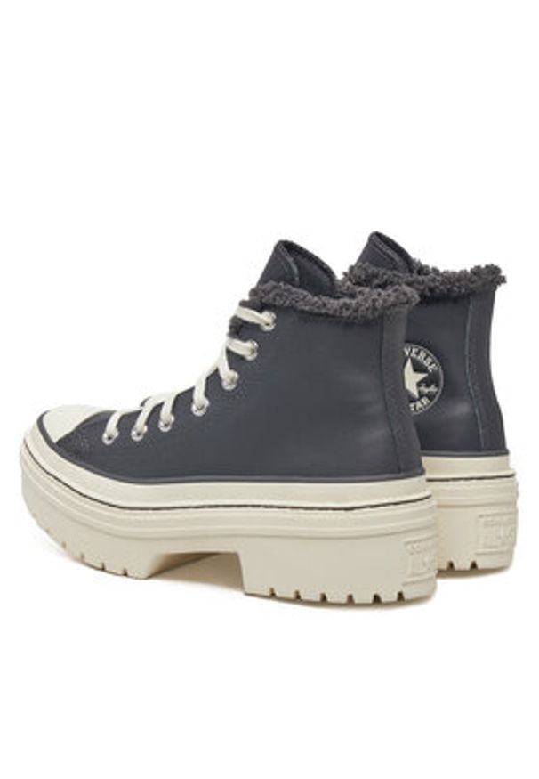 Converse Trampki Chuck Taylor All Star Lugged Heel Sherpa A10152C 094 Granatowy. Kolor: niebieski. Materiał: materiał
