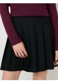 Sinsay - Spódnica mini z zakładkami - czarny. Kolor: czarny #1