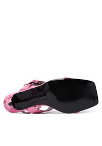 Versace Jeans Couture Sandały 80VA3S71 ZS366 Różowy. Kolor: różowy. Materiał: skóra #5