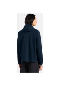 Bluza z kapturem Odlo Mid layer hoody CUBIC. Typ kołnierza: kaptur. Kolor: niebieski