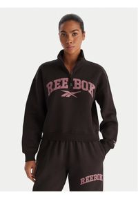 Reebok Bluza Tatty RK25167CCW Brązowy Regular Fit. Kolor: brązowy. Materiał: bawełna #1