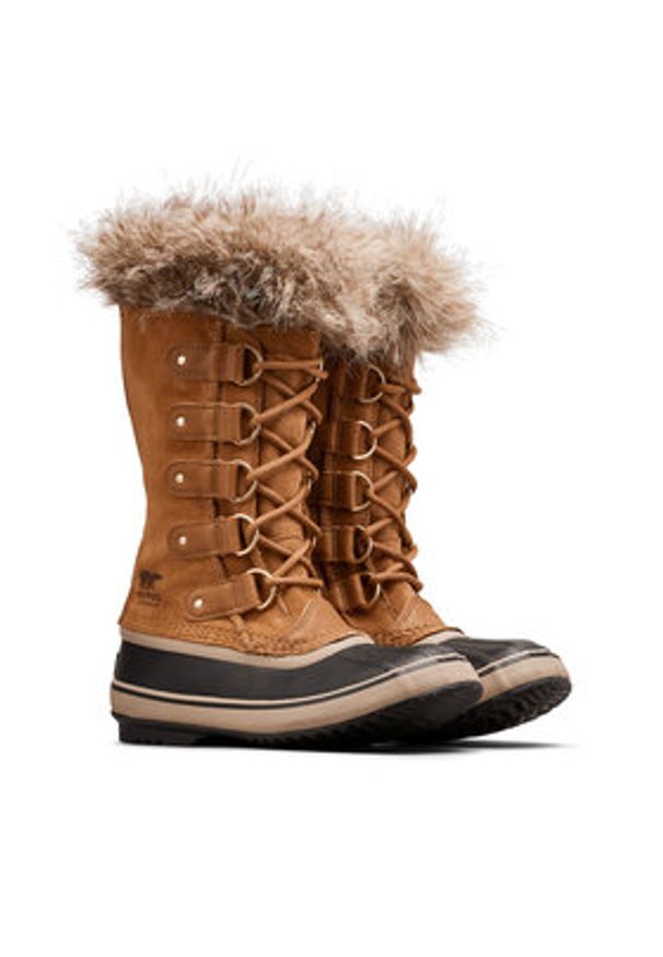 sorel - Sorel Śniegowce Joan Of Arctic™ Wp 2115181224 Brązowy. Kolor: brązowy. Materiał: zamsz, skóra