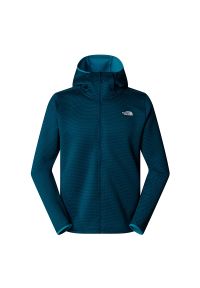 Kurtka The North Face Dotknit Thermal FZ 0A89VF1NO1 - granatowa. Typ kołnierza: kaptur. Kolor: niebieski. Materiał: skóra, poliester, materiał. Styl: klasyczny #1