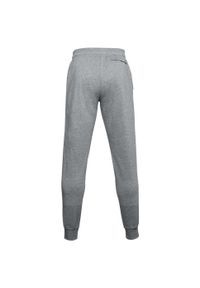 Under Armour - Męskie Spodnie Dresowe Rival Fleece. Kolor: szary. Materiał: dresówka
