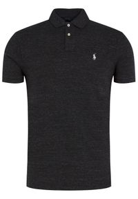 Polo Ralph Lauren Polo Classics 710536856031 Szary Slim Fit. Typ kołnierza: polo. Kolor: szary. Materiał: bawełna