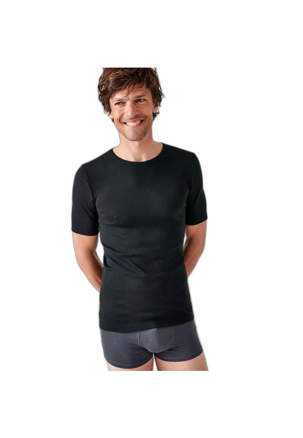 DAMART - Koszulka Damart Thermolactyl. Kolor: czarny