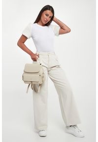 Armani Exchange - T-shirt damski z futerkiem ARMANI EXCHANGE. Materiał: futro #3