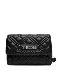 Love Moschino - LOVE MOSCHINO Torebka JC4109PP0NLA000B Czarny. Kolor: czarny. Materiał: skórzane