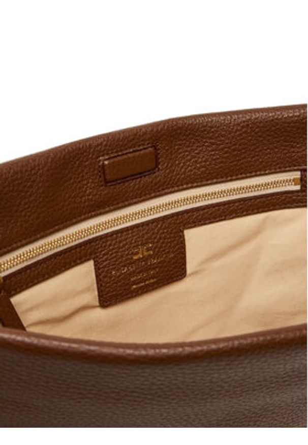 Elisabetta Franchi Torebka BS-47N-56E2-V650 Brązowy. Kolor: brązowy. Materiał: skórzane