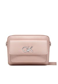 Calvin Klein Torebka Re-Lock Camera Bag With Flap K60K609114 Różowy. Kolor: różowy. Materiał: skórzane #1