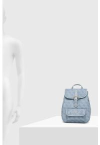 Guess plecak Girl kolor niebieski mały wzorzysty. Kolor: niebieski #2