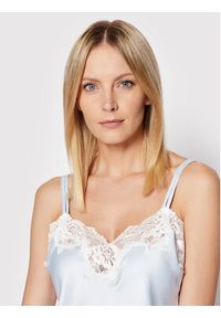 Lauren Ralph Lauren Piżama ILN11684 Błękitny Regular Fit. Kolor: niebieski. Materiał: syntetyk #2