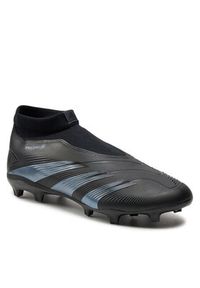 Adidas - adidas Buty do piłki nożnej Predator 24 League Laceless Firm Ground Boots IG7769 Czarny. Kolor: czarny. Materiał: skóra #5