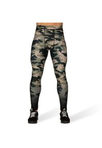 GORILLA WEAR - Legginsy Gorilla Wear Franklin. Kolor: zielony. Sport: fitness