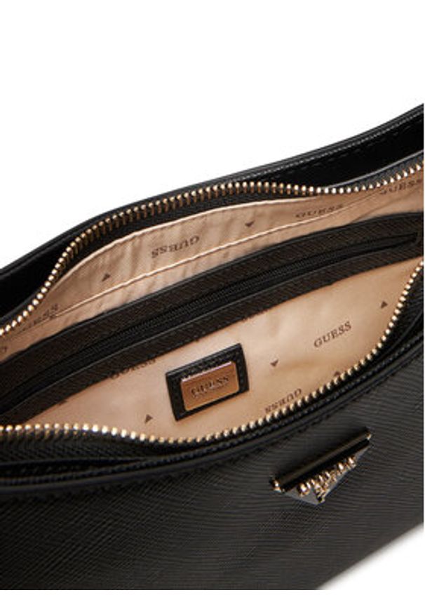 Guess Torebka HWZG96 72180 Czarny. Kolor: czarny. Materiał: skórzane