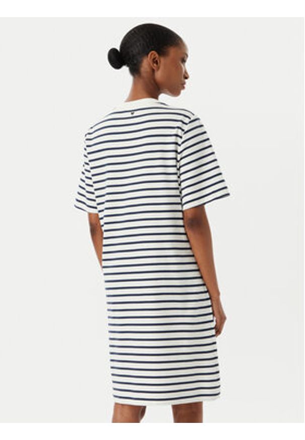 Weekend Max Mara Sukienka codzienna 2515621012650 Granatowy Regular Fit. Okazja: na co dzień. Kolor: niebieski. Materiał: bawełna. Typ sukienki: proste. Styl: casual