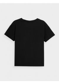 outhorn - T-shirt z nadrukiem damski. Okazja: na co dzień. Materiał: bawełna, jersey. Wzór: nadruk. Styl: casual #4