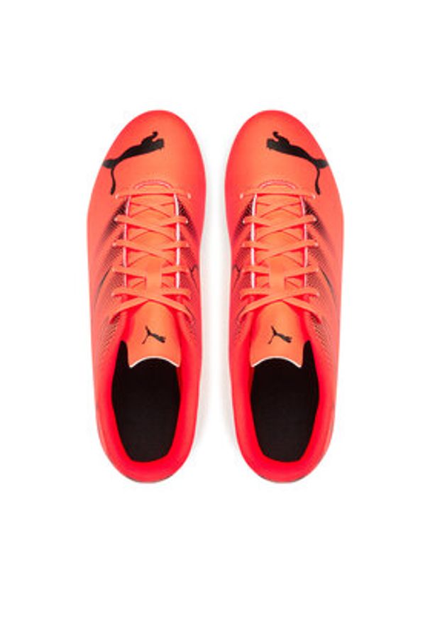 Puma Buty do piłki nożnej Attacanto Fg/Ag 107477 14 Pomarańczowy. Kolor: pomarańczowy. Materiał: skóra