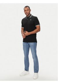 G-Star RAW - G-Star Raw Polo Dunda D17127-5864 Czarny Slim Fit. Typ kołnierza: polo. Kolor: czarny. Materiał: bawełna #6