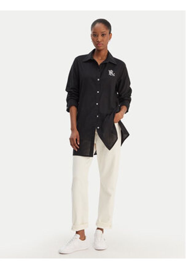 Lauren Ralph Lauren - LAUREN RALPH LAUREN Koszula 20529276 Czarny Regular Fit. Kolor: czarny. Materiał: bawełna