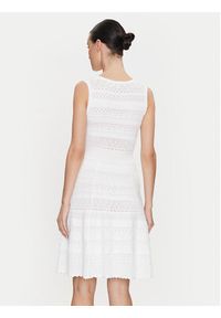 Morgan Sukienka letnia 241-RMNAIA Biały Slim Fit. Kolor: biały. Materiał: wiskoza. Sezon: lato