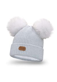 Zimowa czapka dziewczęca PaMaMi - Lodowy. Materiał: poliamid, akryl. Sezon: zima #1