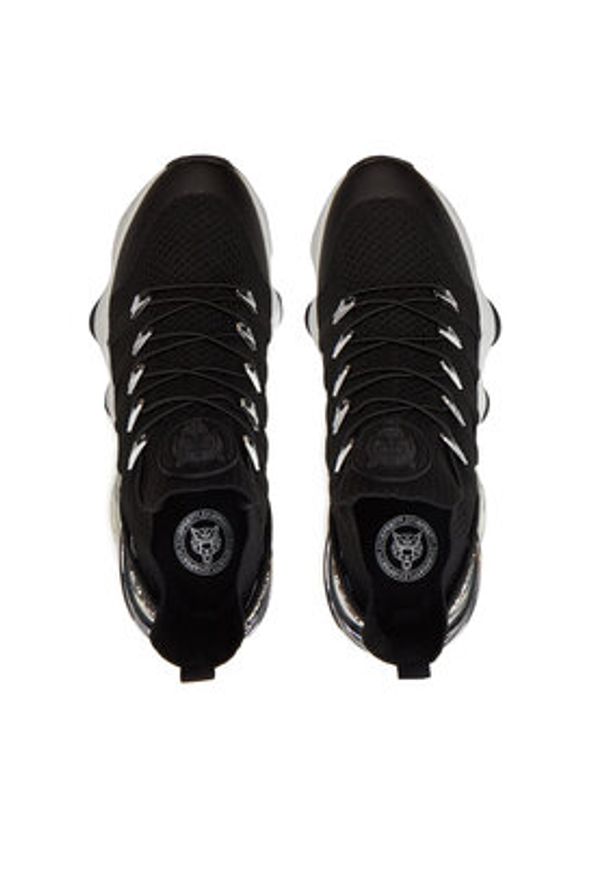 Plein Sport Sneakersy SADS USC0518 STE003N Czarny. Kolor: czarny. Materiał: materiał