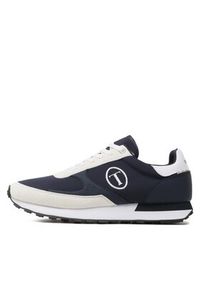 Trussardi Jeans - Trussardi Sneakersy 77A00512 Granatowy. Kolor: niebieski. Materiał: materiał #3