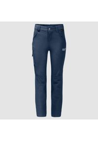 Spodnie dziecięce Jack Wolfskin activate. Kolor: niebieski. Materiał: elastan, poliamid. Sezon: lato. Sport: turystyka piesza #1