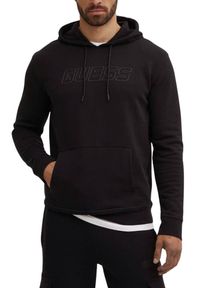 Guess - GUESS Czarna męska bluza z kapturem Aldwin, Rozmiar XXL. Typ kołnierza: kaptur. Kolor: czarny #3